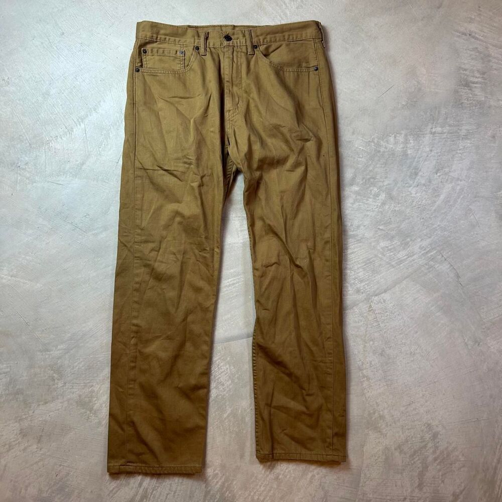 Levi-s Men's Tan and Khaki Jeans
